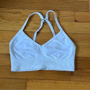 Lululemon Athletica White Sports Bra